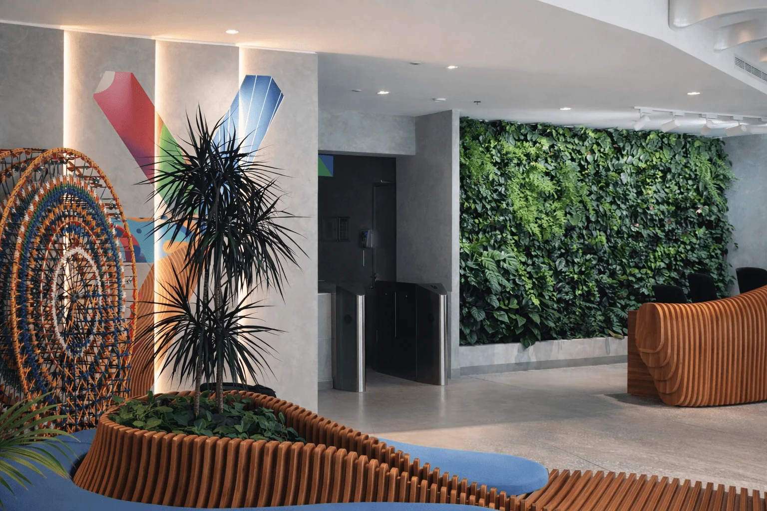 SEVEN headquarters living wall