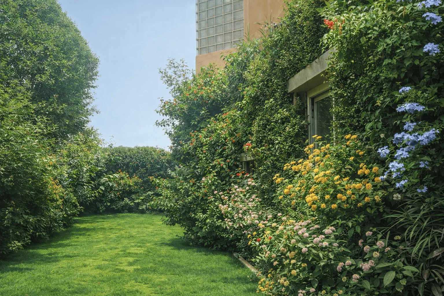 Villa landscape